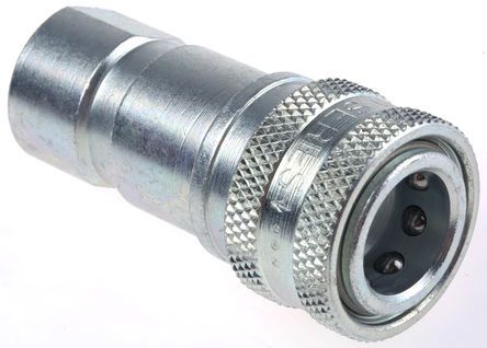 Parker Steel Female Hydraulic Quick Connect Coupling H2-62BSPP 1/4 in, Муфта