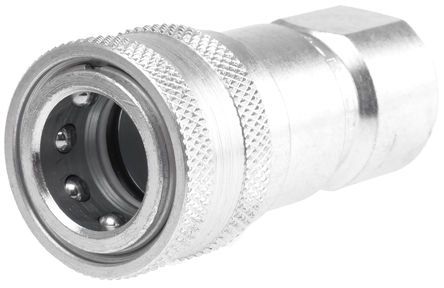 Parker Steel Female Hydraulic Quick Connect Coupling H3-62-BSPP 3/8 in, Муфта