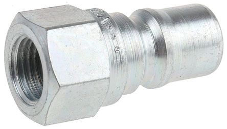 Parker Steel Female Hydraulic Quick Connect Coupling H2-63-BSPP 1/4 in, Муфта