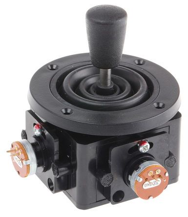 5T25-1S0F-21-49, APEM, 2 Way Potentiometer Joystick Dual Axis Potentiometric, Джойстик-переключатель