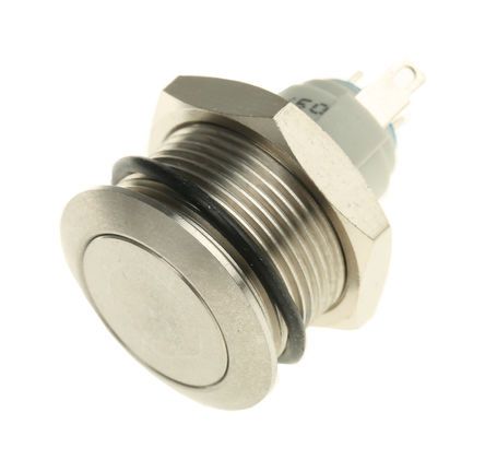 AV09100EA240K, APEM Latching Push Button Switch, IP65, 19.2 (Dia.)mm, 48V dc, Кнопочный переключатель