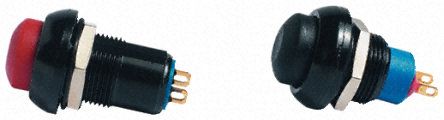 IPR3SAD7/1104, APEM Single Pole Single Throw (SPST) Momentary Push Button Switch, IP67, 13.6 (Dia.)mm, Panel Mount, 28V dc, Кнопочный переключатель