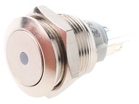 AV091L3EA200, APEM Latching Green LED Push Button Switch, 19.2 (Dia.)mm, 48V dc, Кнопочный переключатель