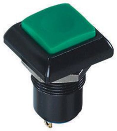 IPC1SAD3, APEM Single Pole Single Throw (SPST) Latching Push Button Switch, IP67, 13.6 (Dia.)mm, Panel Mount, 24V dc, Кнопочный переключатель