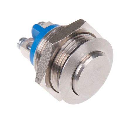 AV0630C940K, APEM Single Pole Single Throw (SPST) Momentary Push Button Switch, IP65, 19.2 (Dia.)mm, Panel Mount, Кнопочный переключатель