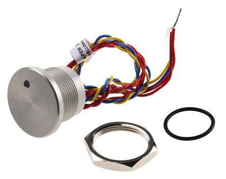 PBARAFLOB APEM Illuminated Wire Lead Piezo Switch IP  mA   V dc NO   C Пьезопереключатель