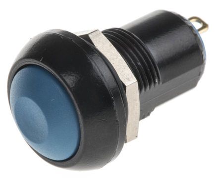 IPR1SAD1, APEM Single Pole Single Throw (SPST) Latching Push Button Switch, IP67, 13.6 (Dia.)mm, Panel Mount, 24V dc, Кнопочный переключатель