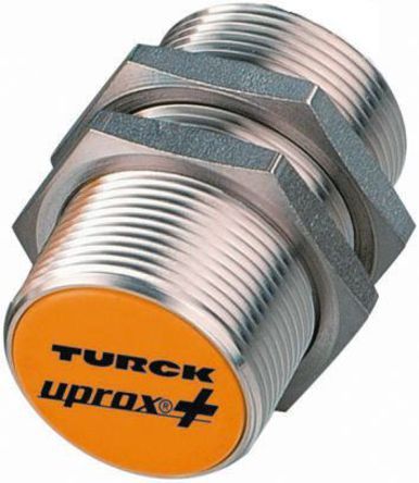 BI15U-M30-AP6X, Turck M30 x 1.5 Inductive Sensor - Barrel, PNP-NO Output, 15 mm Detection, IP68, Cable Terminal, Индуктивный датчик приближения