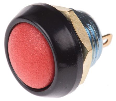 59-112, ITW 59 Single Pole Single Throw (SPST) Momentary Clear LED Miniature Push Button Switch, IP67, 13.65 (Dia.)mm, Panel, Кнопочный переключатель