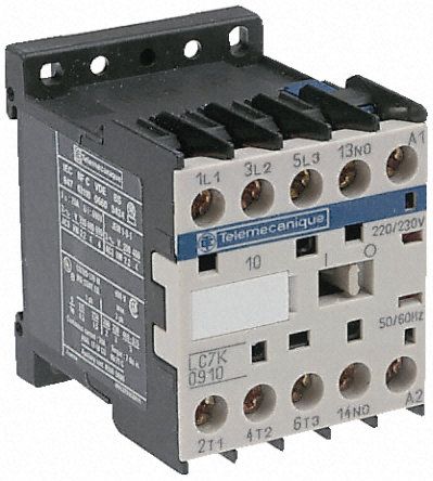 LC7K09105B7, Schneider Electric 3 Pole Contactor - 9 A, 24 V ac Coil, TeSys K, 3NO, 4 kW, Контактор