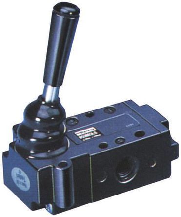 B53003LT, Parker Lever 3/2 Pneumatic Manual Control Valve B53 Series, Клапан