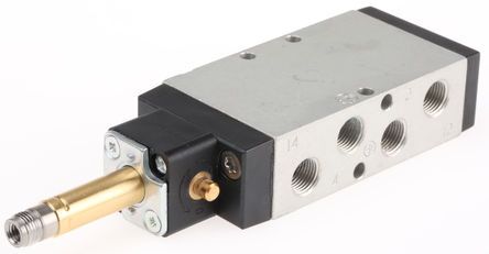 P2LAX511ESNDDN, Parker 5/2 Pneumatic Control Valve Solenoid/Spring G 1/8 Viking Xtreme Series, Клапан