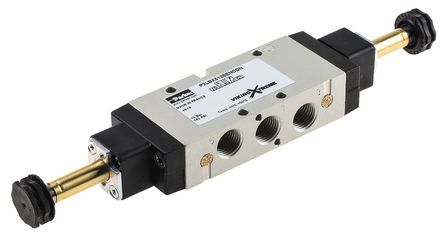 P2LBX512EENDDN, Parker 5/2 Pneumatic Control Valve Solenoid/Solenoid G 1/4 Viking Xtreme Series, Клапан