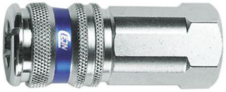 104101207, CEJN Pneumatic Quick Connect Coupling Brass, Steel 3/4 in Threaded, Муфта