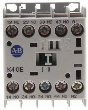 700-K40E-ZJ, Allen Bradley Contactor Relay - 4NO, 10 A Contact Rating, Контактор