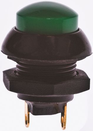 P9213125W, Otto Single Pole Double Throw (SPDT) Momentary Push Button Switch, IP68, Panel Mount, 28V dc, Кнопочный переключатель