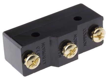 GPTBNA01, ZF SPDT-NO/NC Button Microswitch, 20 A @ 250 V ac, Микропереключатель