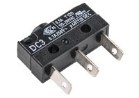 DC3C-L1AA, ZF SPDT-NO/NC Button Microswitch, 100 mA @ 30 V dc, Микропереключатель