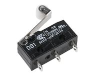 DB1C-A1RB, ZF SPDT-NO/NC Short Roller Lever Microswitch, 6 A @ 250 V ac, Микропереключатель