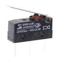 DC2C-L1LC, ZF SPDT-NO/NC Hinge Lever Microswitch, 10.1 A @ 250 V ac, Микропереключатель