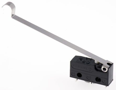 DB1C-A1SD, ZF SPDT-NO/NC Long Roller Lever Microswitch, 6 A @ 250 V ac, Микропереключатель