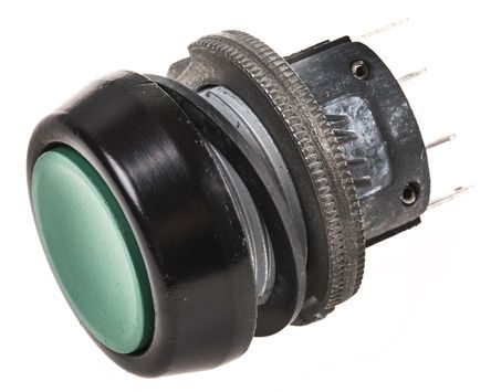 76-9410/439088G, ITW Switches SPDT-NO/NC Momentary Push Button Switch, Panel Mount, Кнопочный переключатель