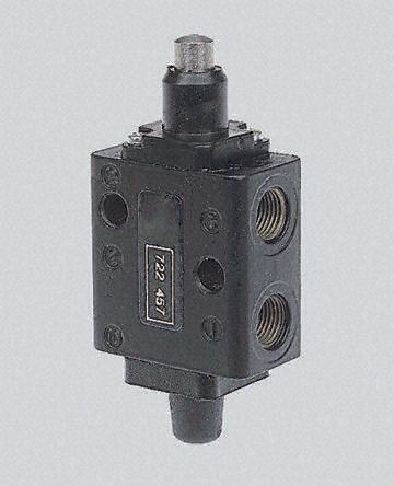 03040002, Norgren Plunger 3/2 Pneumatic Manual Control Valve Super X Series, Клапан