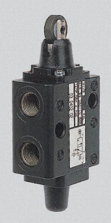 03040202, Norgren Roller 3/2 Pneumatic Manual Control Valve 03 Series, Клапан