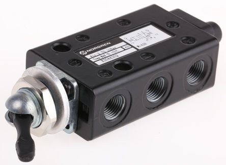 X3044302, Norgren Toggle 5/2 Pneumatic Manual Control Valve X30 Series, Клапан