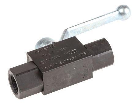 Parker Phosphated Steel Line Mounting Hydraulic Ball Valve, KH1/4CFX G 1/4, Шаровой кран