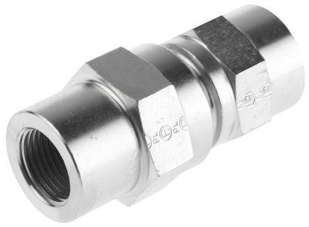 Parker Zinc Plated Steel Hydraulic Non-Return Valve RHDIR3/8CF, G 3/8, 8m/s, Обратный клапан