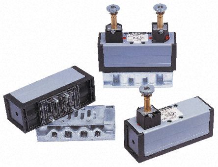DX1-421-70, Parker 5/2 Pneumatic Control Valve Pilot/Spring DX Series, Клапан