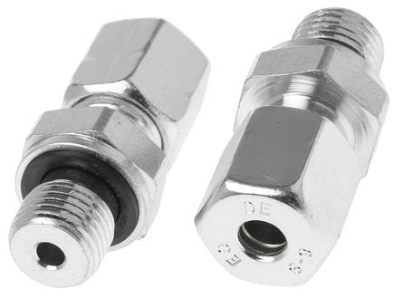 GE06SREDCF, Parker 6mm Steel M14 x 1.5 Male Stud