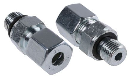GE08SREDCF, Parker 8mm Steel G 1/4 Male Stud