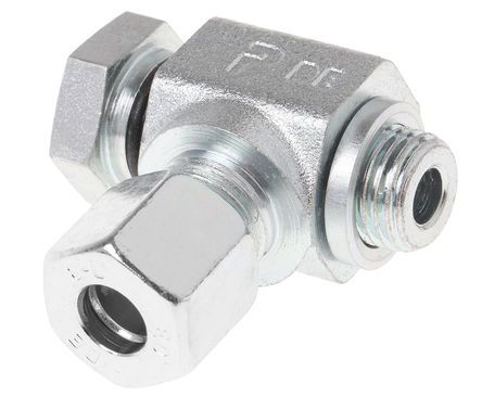 WH08LRCF, Parker BSP 1/4 Hydraulic Banjo Compression Tube Fitting, 315 bar Max Operating Pressure, Фитинг