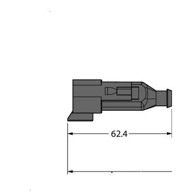 DT04-3P-S-2/TXL Соединитель кабельный с разъемом Deutsch DT04