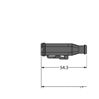 DT06-4S-A-2/TXL Соединитель кабельный с разъемом Deutsch DT06