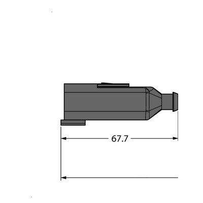 DT04-6P-A-2/TXL Соединитель кабельный с разъемом Deutsch DT04