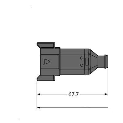 DT04-8P-A-2/TXL Соединитель кабельный с разъемом Deutsch DT04