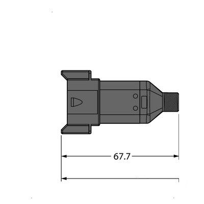 DT04-8PG-A-2/TXL Соединитель кабельный с разъемом Deutsch DT04