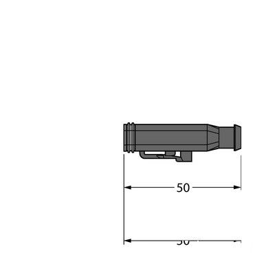 DT06-2S-A-2-RSC4.221T/TXL Соединитель кабельный с разъемом Deutsch DT06