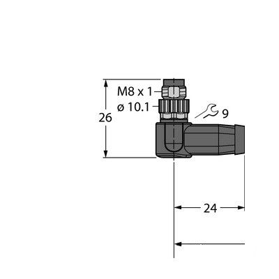 PSWS4M-PSWS4M-4416-0.3M Кабель Industrial Ethernet/PROFINET, оболочка PUR