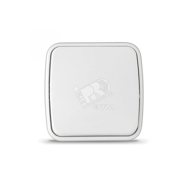 Выключатель Электра одноклавишный белый