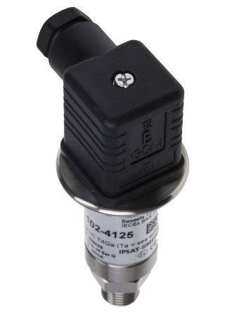 IPSAT-GM1P9-5, RS PRO Pressure Sensor for Gas, Liquid , 9bar Max Pressure Reading Analogue, Датчик давления