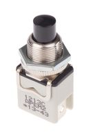 1213C BLACK, APEM 1NO Momentary Push Button Switch, 12.2 (Dia.)mm, Panel Mount, 250V ac, Кнопочный переключатель