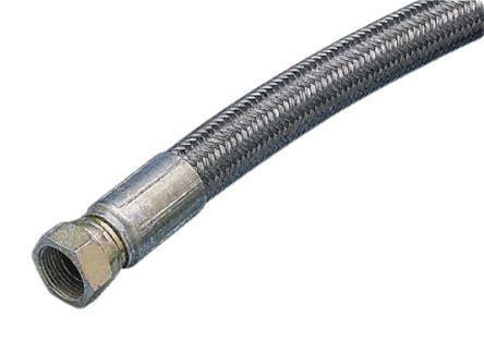 RS PRO mm Galvanized Steel Wire Hydraulic Hose Assembly  bar Max Pressure   C Сборка