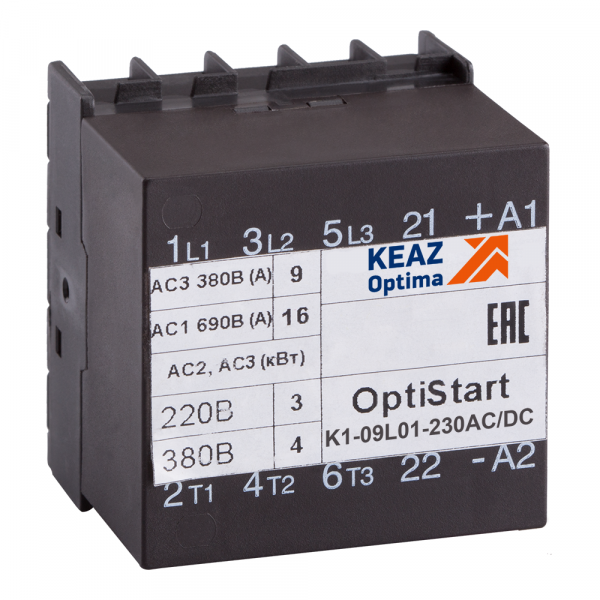 Мини-контактор OptiStart K1-09L01-230AC/DC