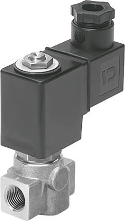 VZWD-L-M22C-M-G18-30-V-1P4-15, Festo 2/2 Pneumatic Solenoid Valve Solenoid/Spring G 1/8 VZWD Series, Клапан