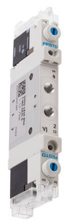 VUVG-LK10-B52-T-M5-1H2L-S, Festo 5/2 Solenoid Valve Solenoid/Solenoid Metric M5 VUVG Series, Клапан