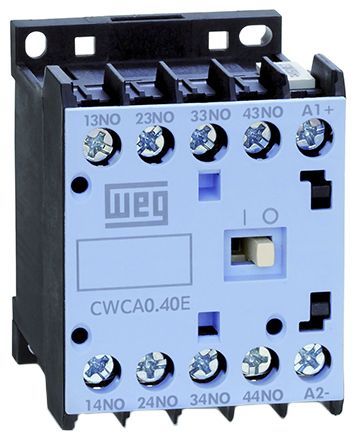 CWC07-10-30C03, WEG 3 Pole Contactor - 7 A, 24 V dc Coil, 3NO, 3 kW, Контактор